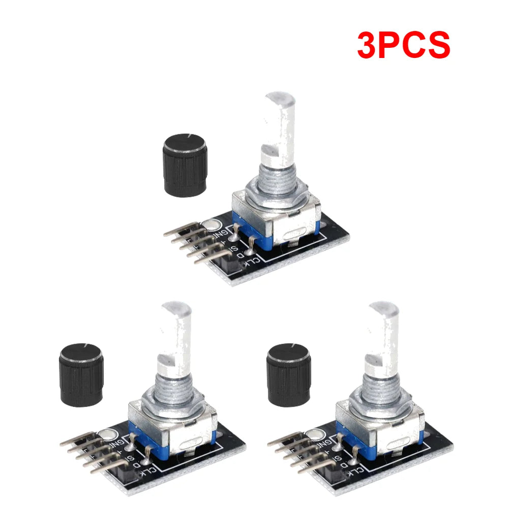 360 Degree Rotary Encoder Module HW-040 Brick Sensor Development Board with Push Button for Arduino 1-8PCS Qme 3PCS