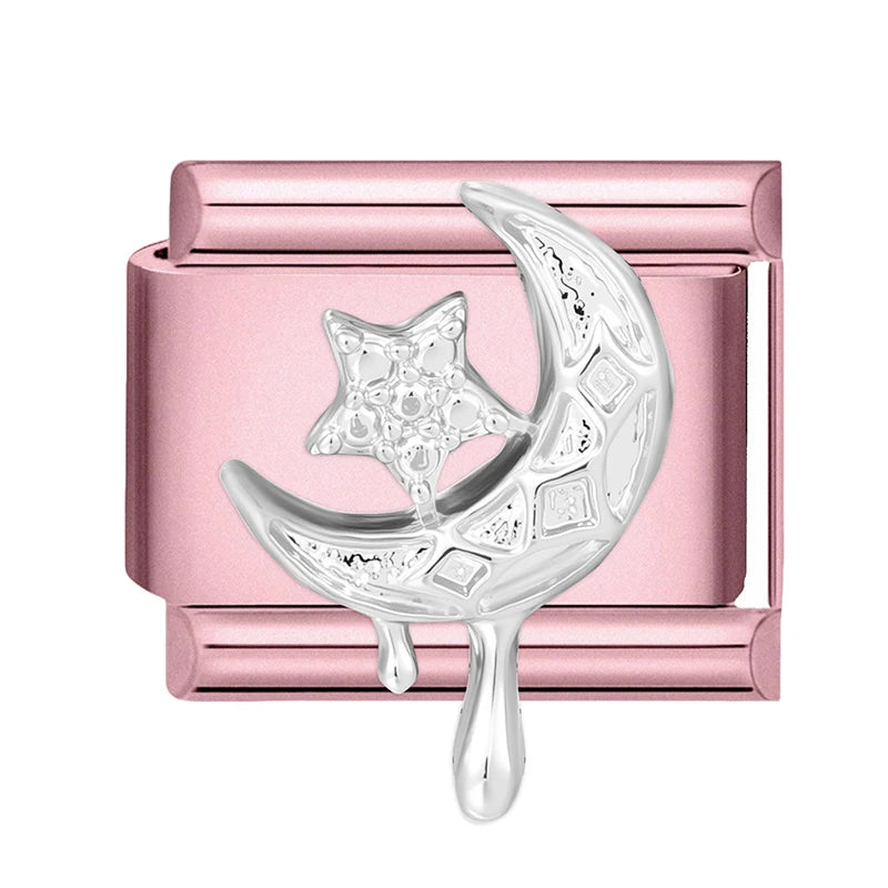 2025 Women Zircon Moon Pearl Stars Heart Butterfly Bow Pendant
