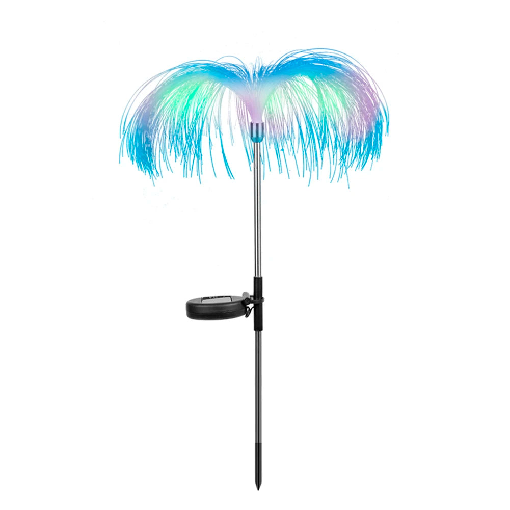 Solar Jellyfish Lights RGB Color Changing Waterproof Outdoor Ground Lamp Qme
