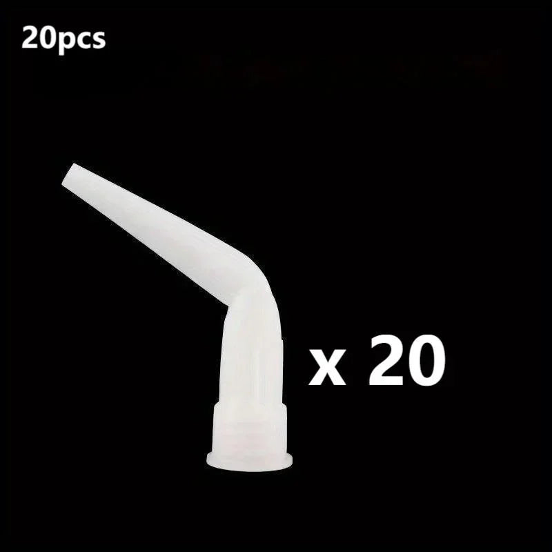 Adhesive Nozzle Tips for Glue & Sealant Guns, Construction & DIY Projects, Precision Control for Indoor Home Improvement Tools, Qme