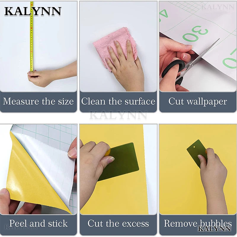 Solid Peel Stick Wallpaper Vinyl Colored Wall Paper Self Adhesive PVC Qme