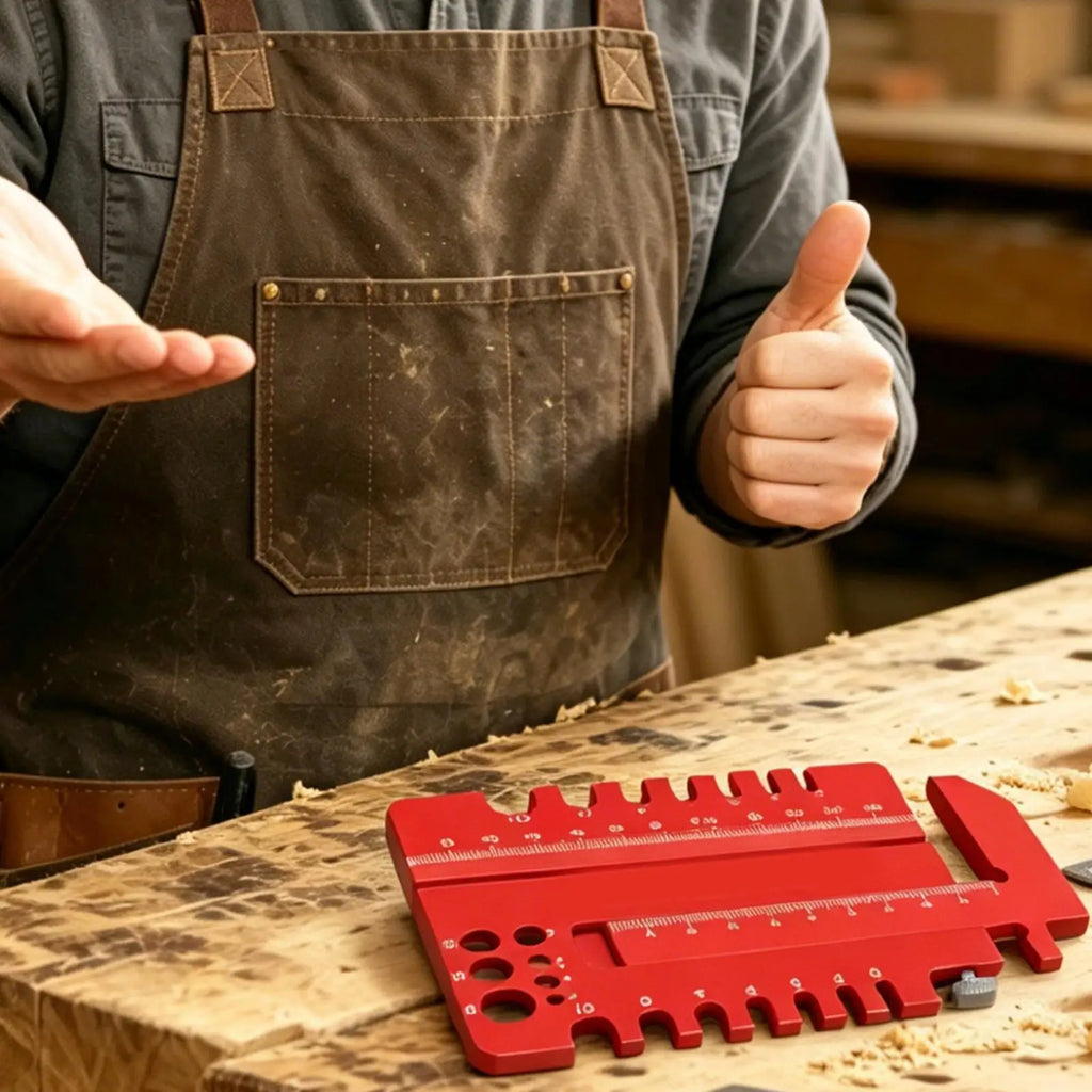 Woodworking Ruler Measuring Gauge Tenon Workshop Home Improvement Qme
