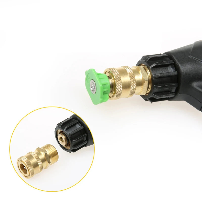 1 4 Female Quick Connect M14 5 Thread Pressure Washer Connector Qme