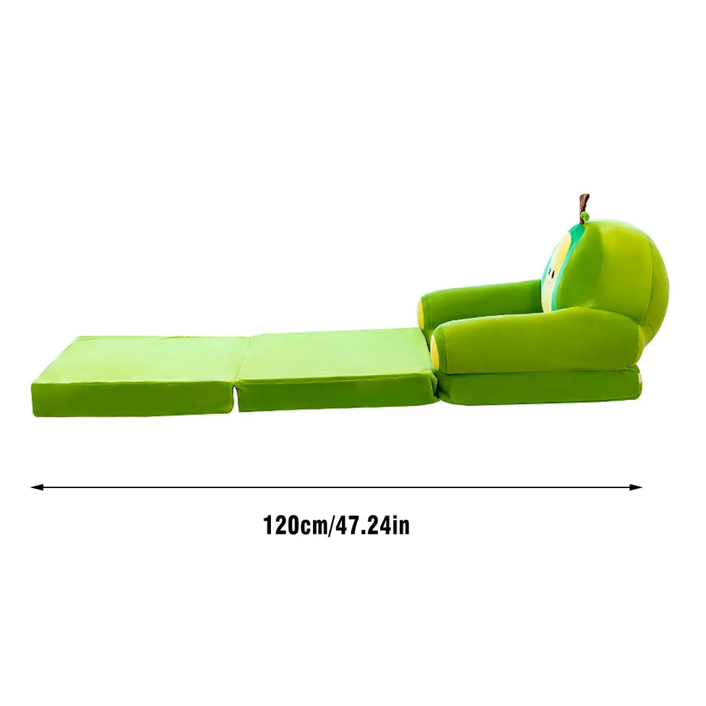 Cartoon Animals Plush Foldable Sofa Cover Foldable Children Sofa Cute Cartoon Lazy Sofa Pillowcase Without Liner Filler Qme