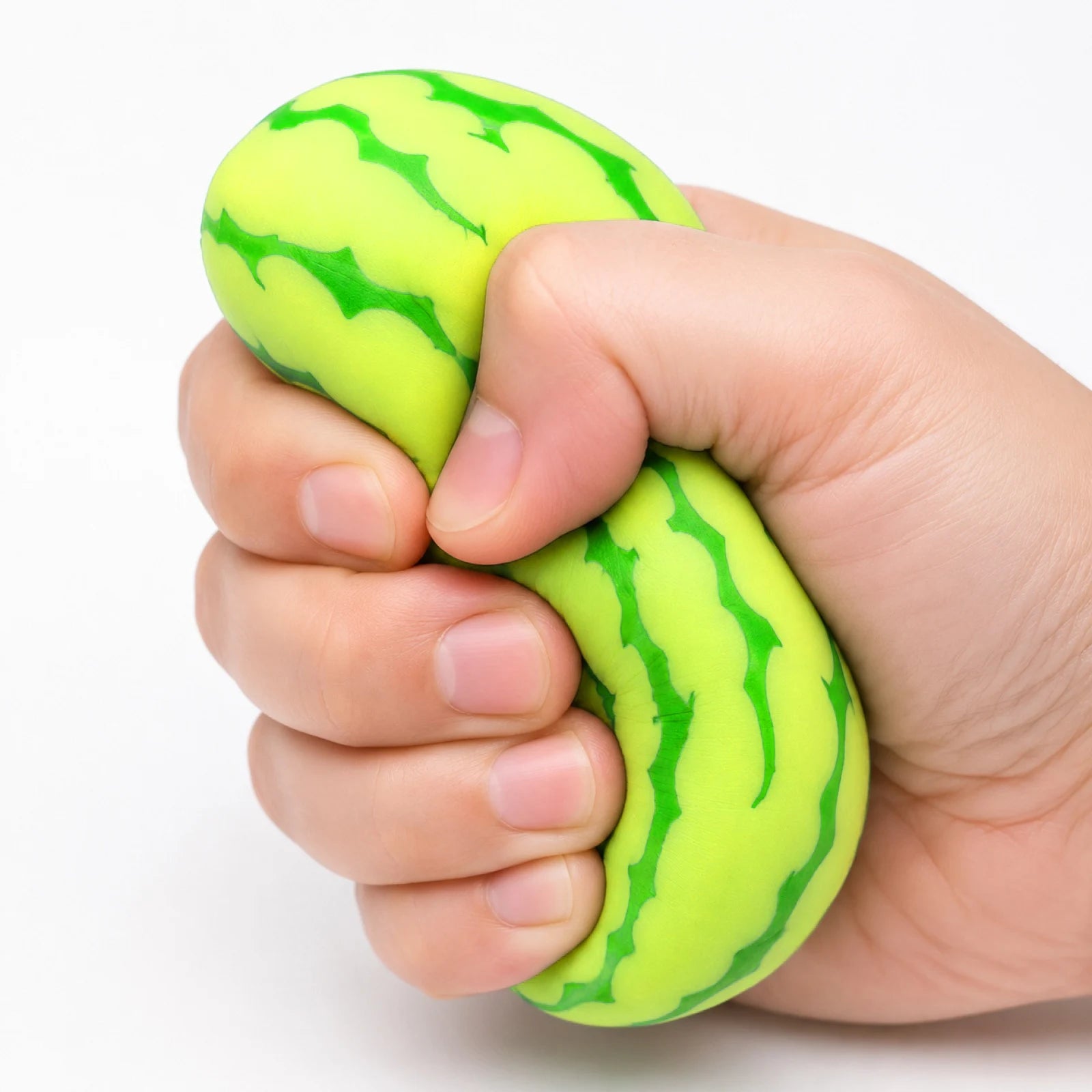 Simualted Watermelon Soft Slow-rising Toy Green Striped Stress Toy for Kids and Adults Creative Party Realistic Decor Fun Gift Qme