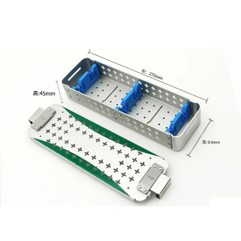 ENT Sterilization Tray Box Case Holding Instrument Borescope Qme G