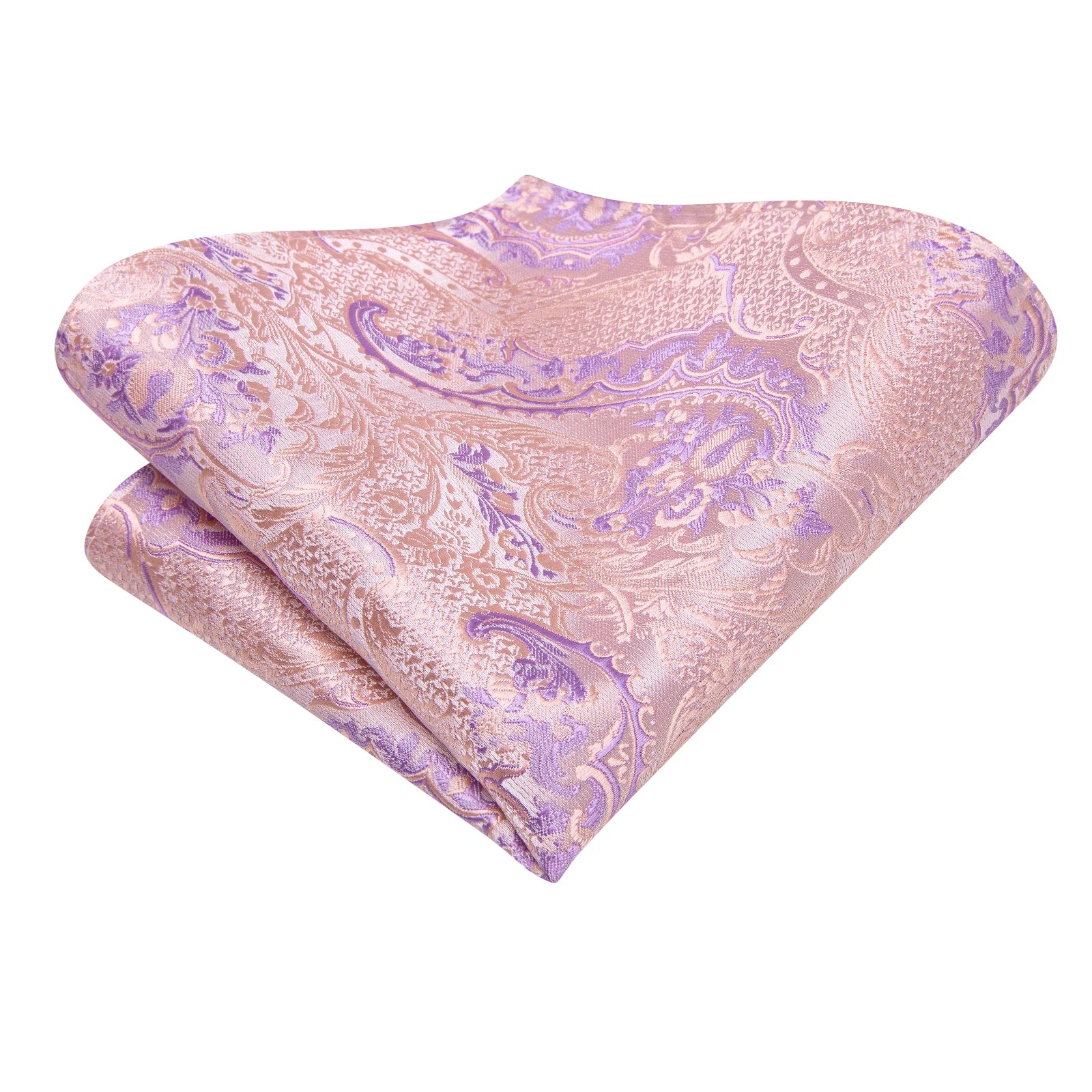 Hi-tie Floral Pink Purple Blue Men Elegant Necktie Handkerchief Qme