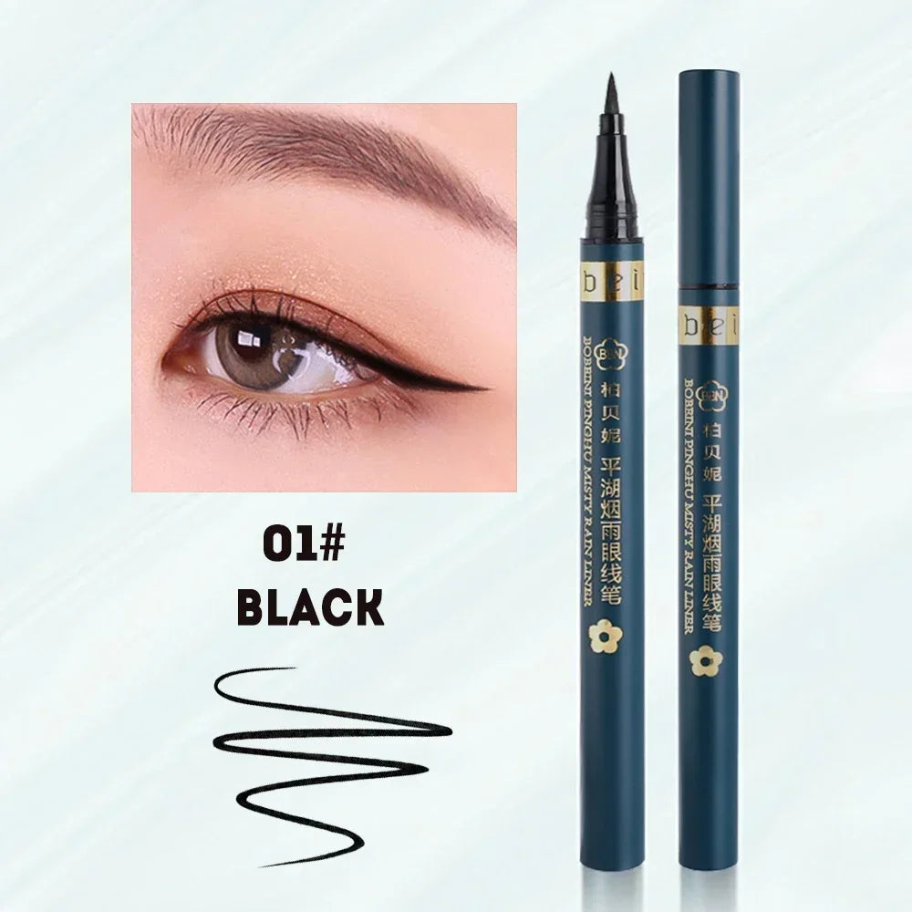 5 Colors Matte Liquid Eyeliner Waterproof Lasting Blue White Sweatproof Quickily Drying Eyeliner Pencil Eyes Makeup Cosmetics Qme 01 black