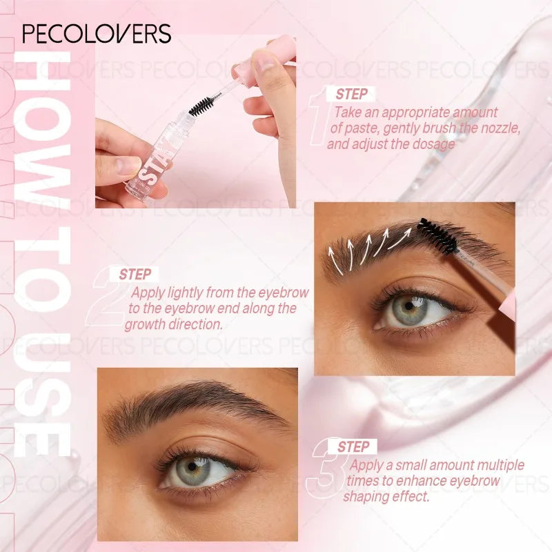 Stereoscopic Eyebrow Setting Liquid Natural Wild Brow Sculpting Qme