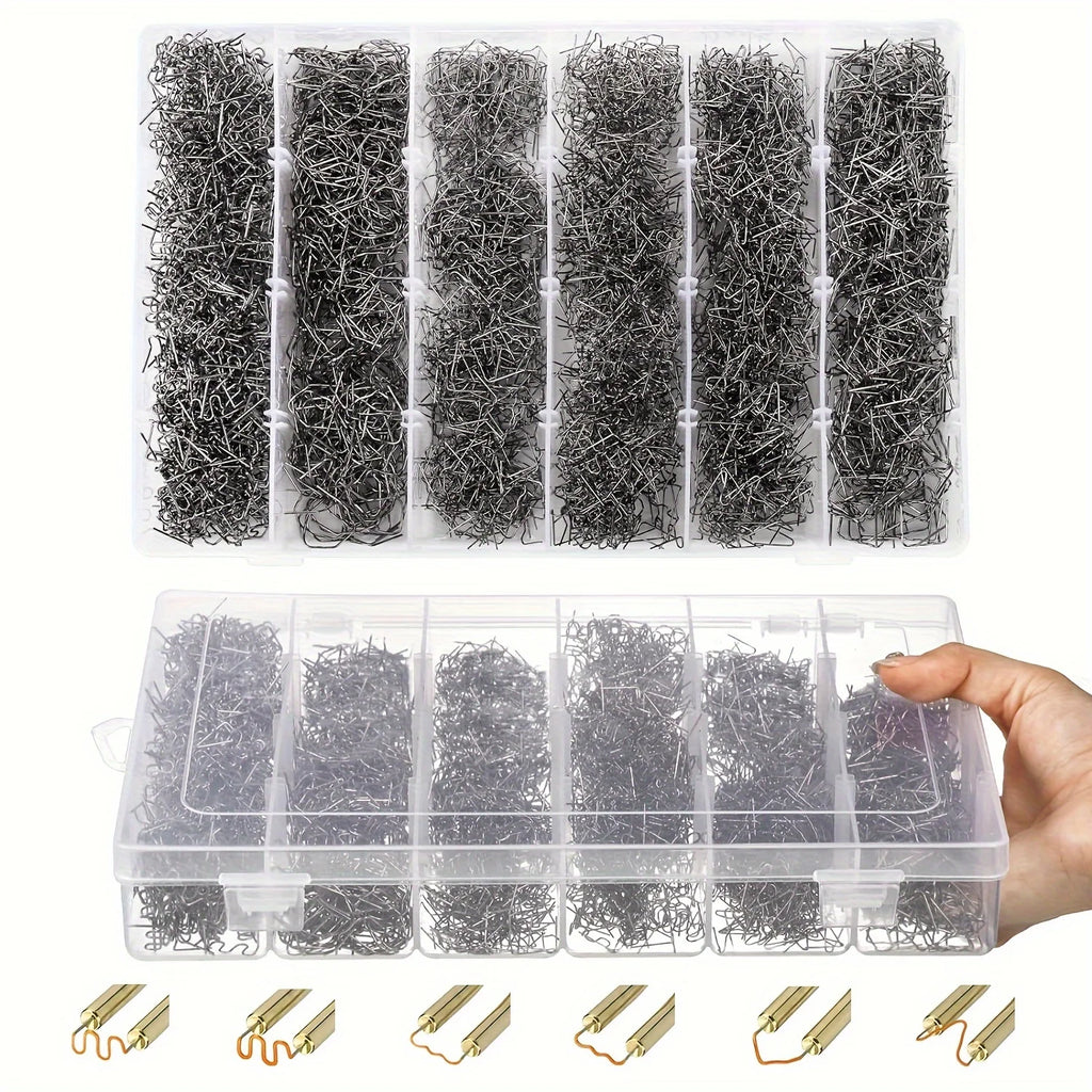 Reliable Quality Welder Staples, Hot Staples for Plastic Welding with Storage Box, 0.6mm & 0.8mm Welding Kit for Car Bumper Qme