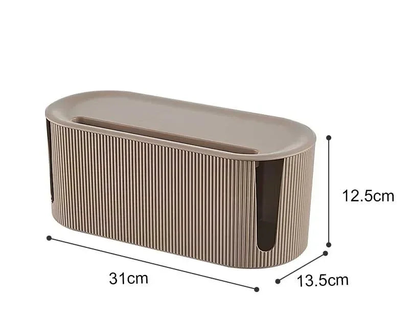 2024 Nordic Plug Board Storage Box Cable Wire Organizer Case Socket Wireless WiFi Router Bracelet Desktop Data Line Holder Shelf Qme Pink