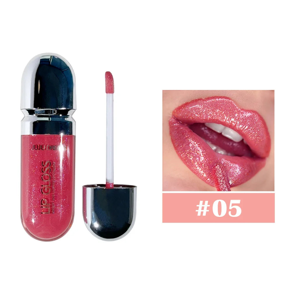 JUJU DREAM Moisturizing Mirror Lip Gloss Watery Glassy Glaze Long Qme 05