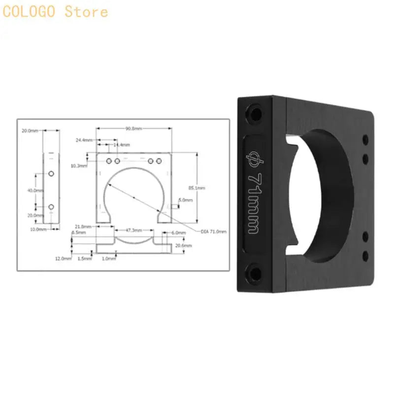 Motor Mount Bracket Clamp Engraving Machine Accessories Spindle Qme
