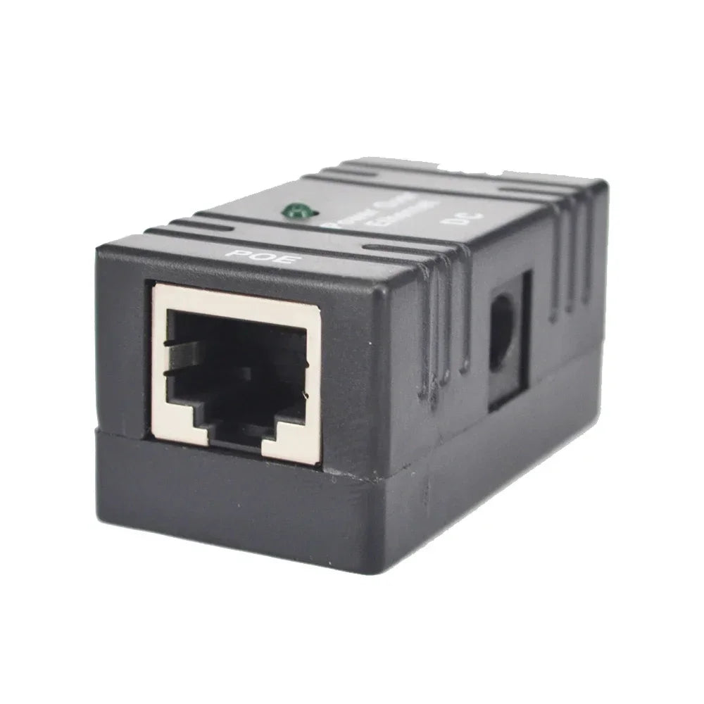 10pcs Mini POE Splitter Injector Adapter DC Power Over Ethernet CCTV Accessories RJ45 Passive For LAN Network Surveillance Qme