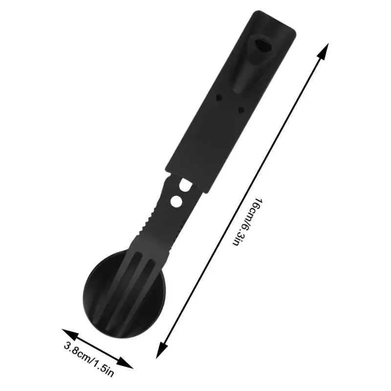 Multi Functional Camping Knives Tableware Outdoor Stainless Steel Qme