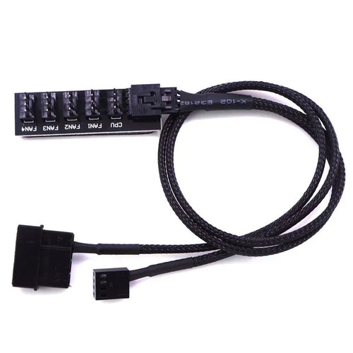 1 To 8 Ports 4 Pin PWM Fan Hub Splitter, PWM Regulator 12V CPU Cooler / Case / Chasis Cooling Fan Power Cable Adapter Qme