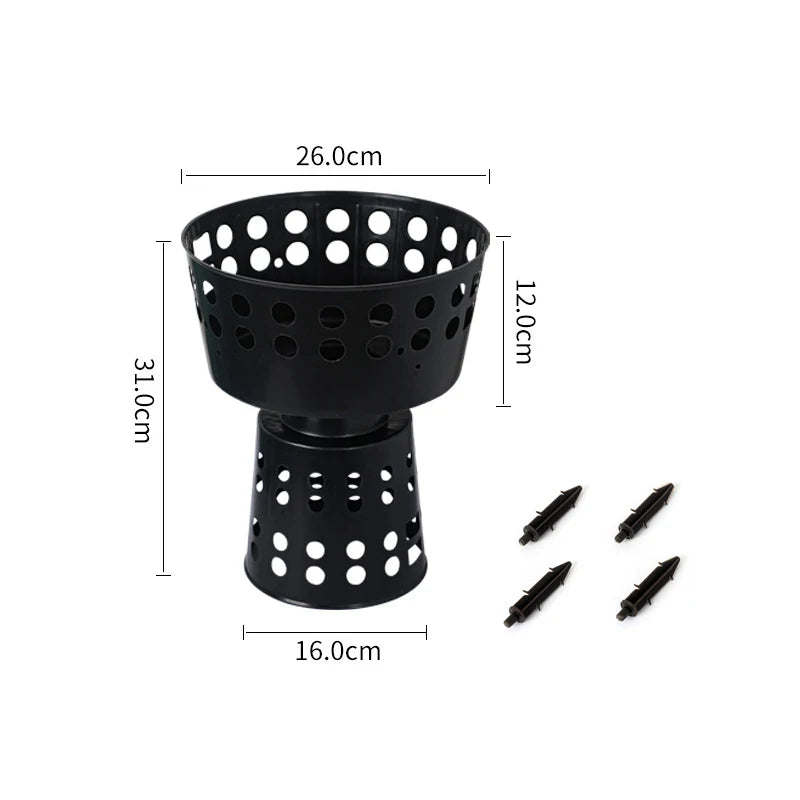 1Pcs Fixed Liner For Flower Arrangement Fixing Stand Packing Base Material Artificial Flowers Bouquet Plastic Bottom Fresh Qme style 8