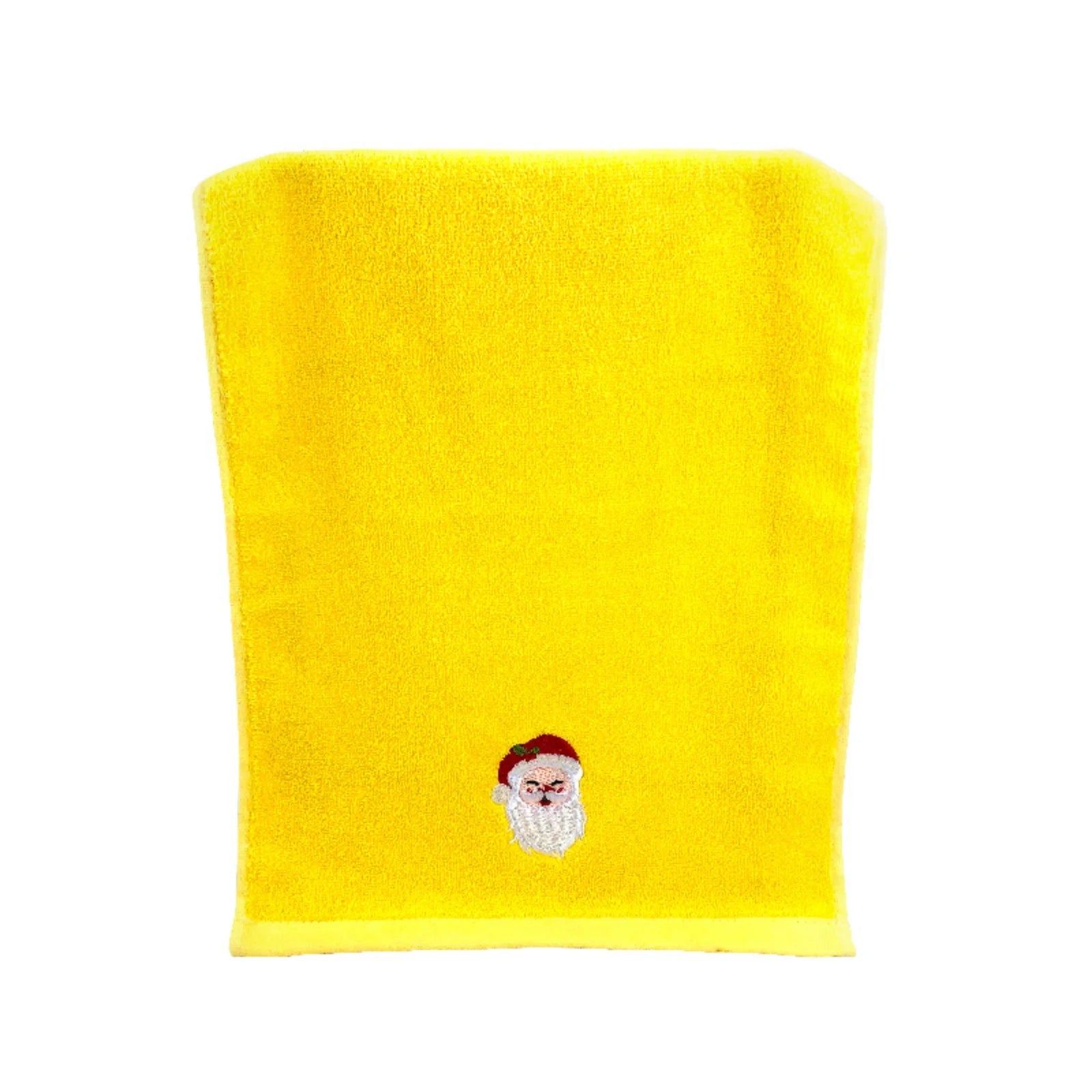 4pcs Christmas Theme Embroidered Cartoon Face Washing Towel Soft Absorbent Hand Washcloth Towels for Home Bathroom Use Xmas Gift Qme