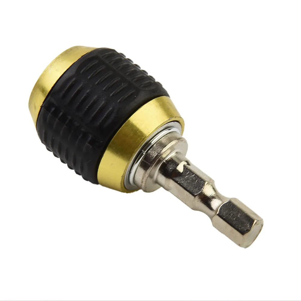 1pc Hex Shank Connecting Rod 50mm Keyless Drill Chuck Driver Quick Change Convertor Drill Bit Holder Drill Chuck Adapter Tools Qme
