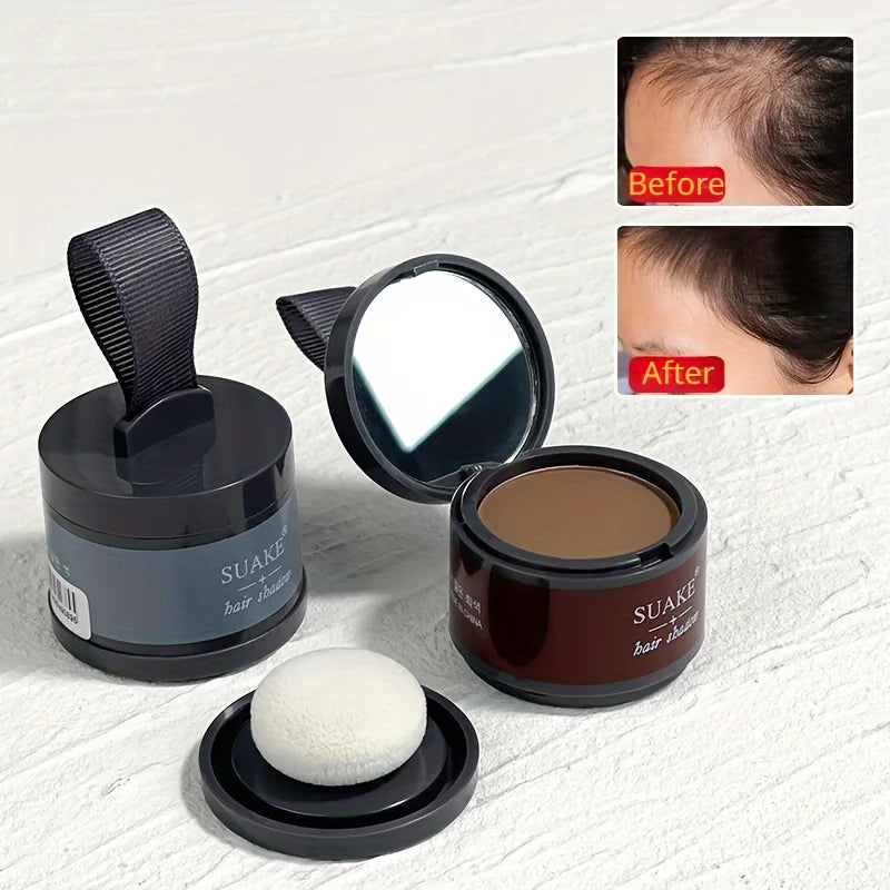 1pc Hair Line Powder Black Brown Root Cover Up Natural Instant Waterproof Hairline Shadow Powder Hair Concealer Coverage 4colors Qme