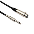 Microphone Cable XLR To Jack Mic Lead Aux Cable TRS 6.35 Mm/6.5 Mm Male To XLR Female Mic Cord for Guitar Mixer Stereo Amplifier Qme black 10M