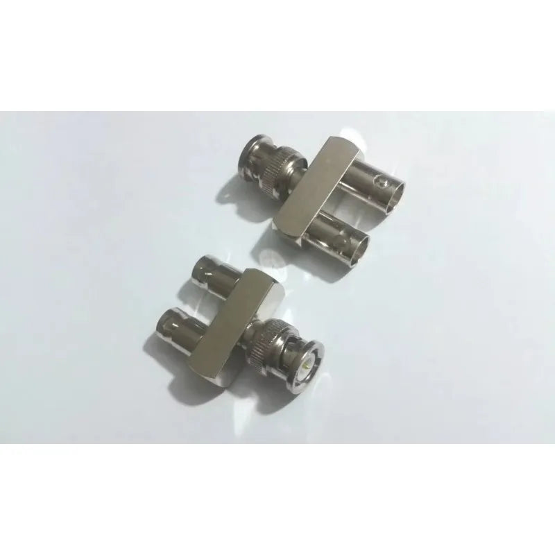 BNC male to 2 double BNC female Y grains adapter Qme