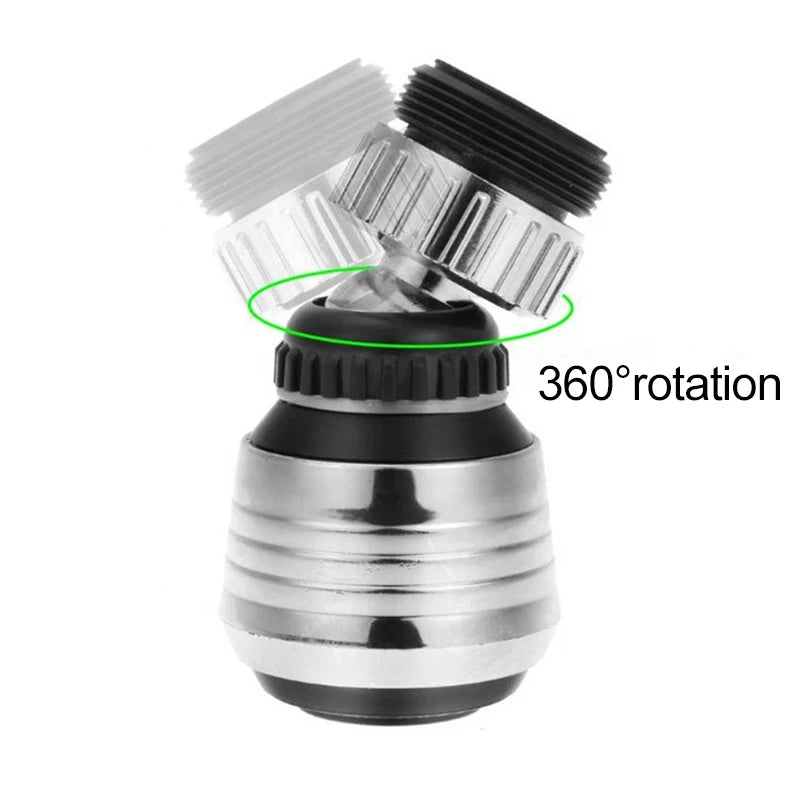 Universal 360 Degree Rotating Faucet Sprayer Head Water Saving Tap Filter Stainless Steel Kitchen Bathroom Nozzle Qme