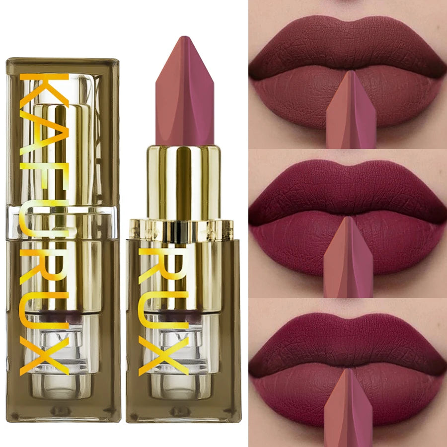 11 Two-tone Lipstick Purple Black Glitter Matte Lipsticks Makeup Easy Qme 105