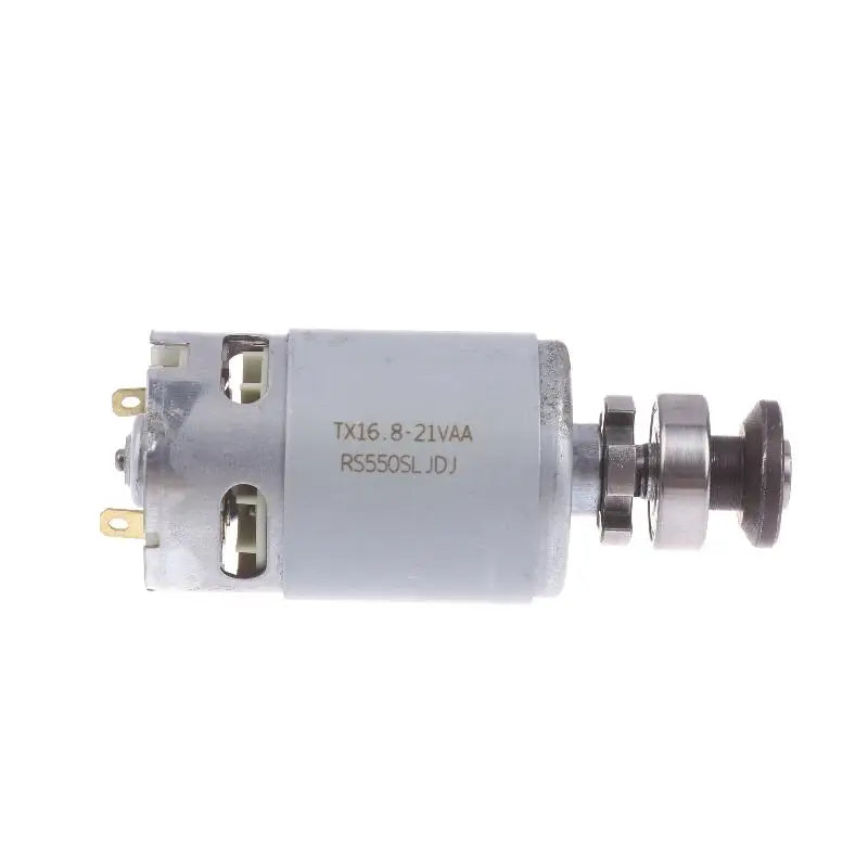 1Pc Mini 550 DC ELectric Motor 16.8V/18V/21V Universal Angle Grinder Micro Motor Screwdriver Drill Motor. Qme