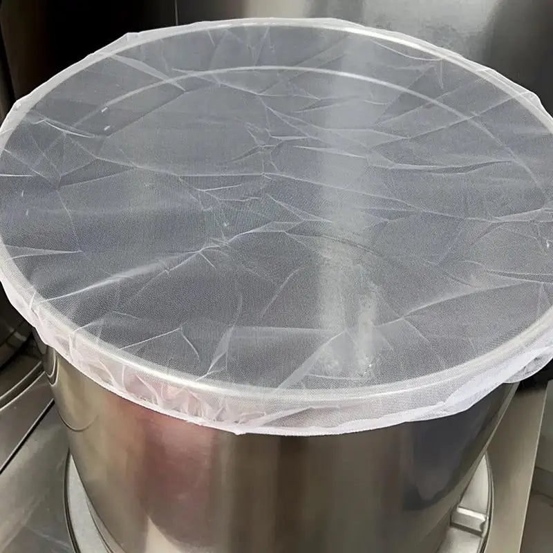 Outdoor Mesh Cover Netting Rain Barrels Water Collection Buckets Tank Qme