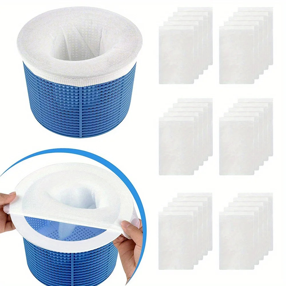 10pcs Pool Skimmer Socks Filters Baskets, Skimmers Cleans Debris And Leaves For In-Ground And Above Ground Pools Qme