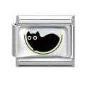 Fashion Cat Watermelon Dog Sunglasses Charm Bracelet Fit 9mm Bracelet Stainless Steel Italian Links Making DIY Jewelry Wholesale Qme Style 5