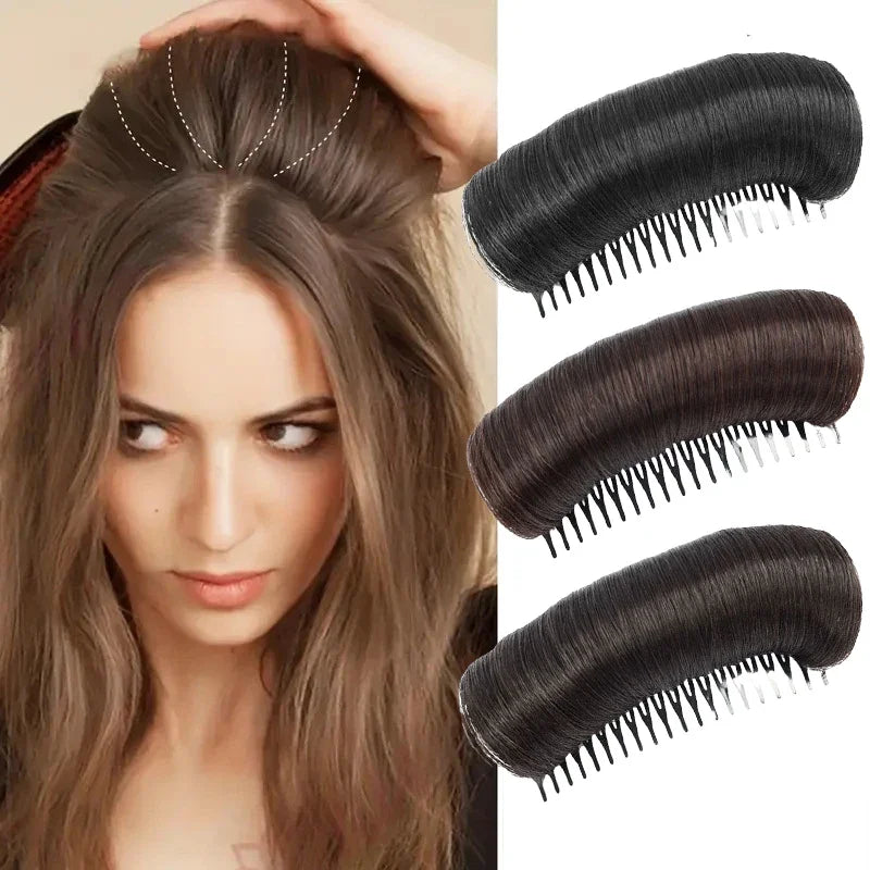 Wig Cushion Stable Hair Roots Volumizing Fiber Insert Comb Invisible Fluffy Hair Pad Female Heightening Artifact Hairstyle Tool Qme