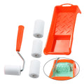 2Inch Small Paint Roller Kit High-Density Foam Paint Roller Paint Tray Liner For Wall Painting Tools Easy To Replace Qme Default Title