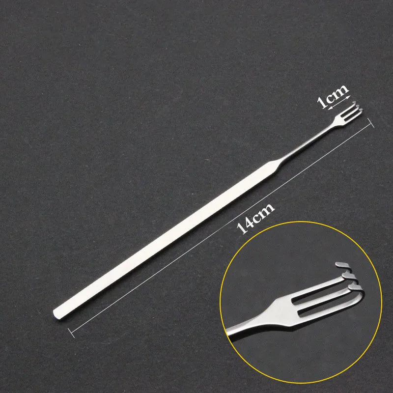Cosmetic Plastic Double Eyelid Instrument Bag Two Claws Tooth Hook Qme three claws