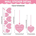 Glass Windows Display Window Stickers Valentine's Day Atmosphere Qme A2