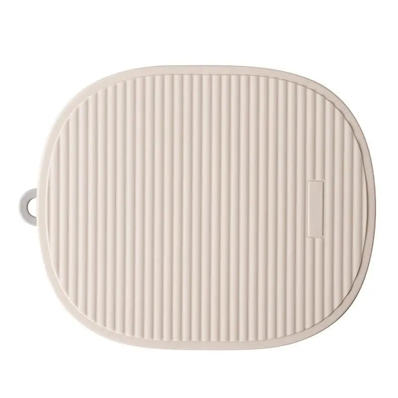 Silicone Trivet Mats Pot Holders Pots Pans Heat Resistant Counter Qme Beige 1pc