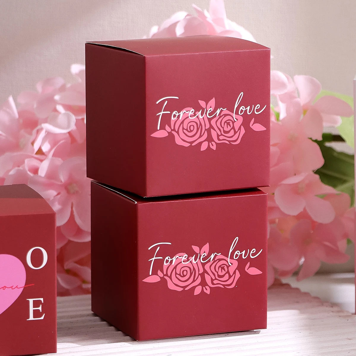 10Pack Elegant Mini Gift Boxes - Perfect for Valentine's Day, Weddings and Celebrations - Great for Candies, Chocolates and Smal Qme