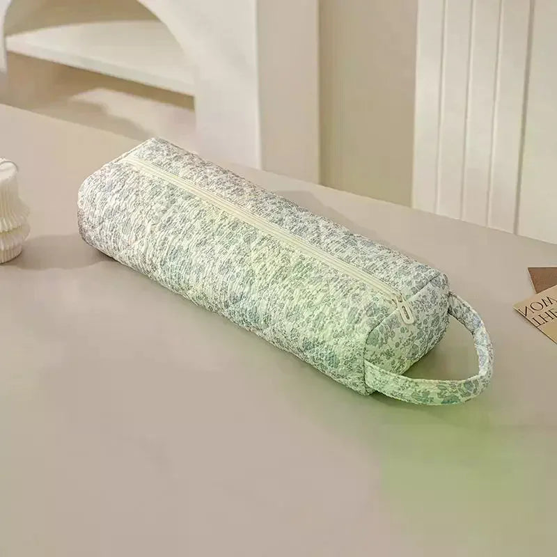 Hair Dryer Storage Bag Quilting Large Capacity Dustproof Curler Storage Bag With Handle Portable Carrying Case For Travel Qme
