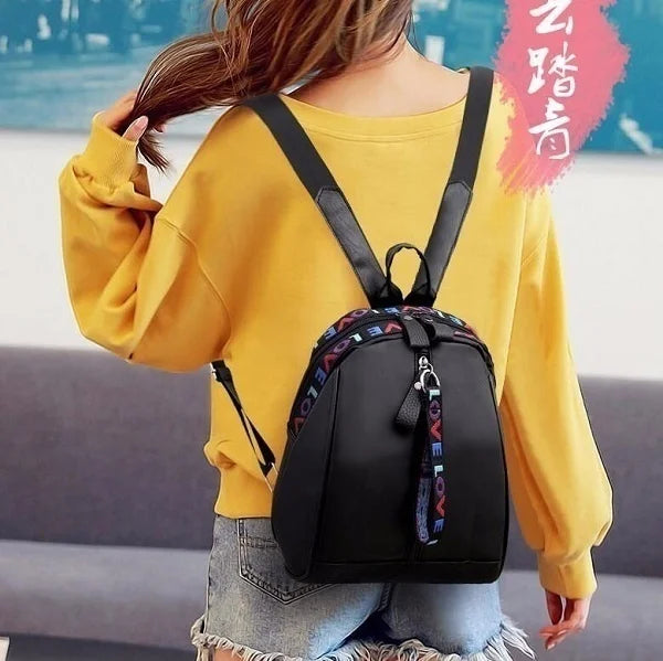 Women Backpacks Fashion LOVE Casual Shoulder Bag Back School Backpack Qme