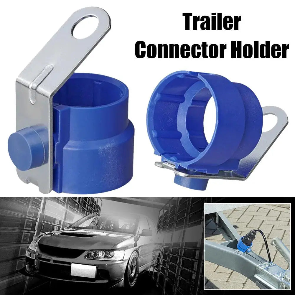 NEW Parking Cover Trailer Plug Holder For 7 And 13 Pin Trailer Plugs Connector Fixer Bracket For Trailer RV Truck Accessories Qme