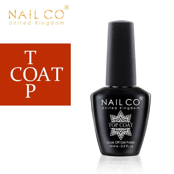 NAILCO Red Gel Nail Polish Wine Purple Semi Permanent Soak Off UV