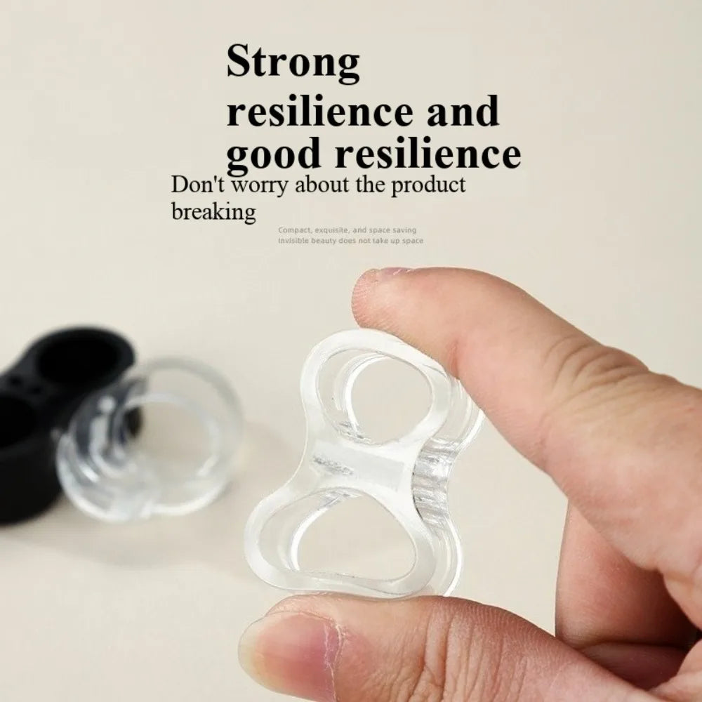 Transparent Silicone Door Knob Stopper Wall Protector Pads,Shock Absorbing Invisible Anti-Collision Door Handle Buffer Guards Qme