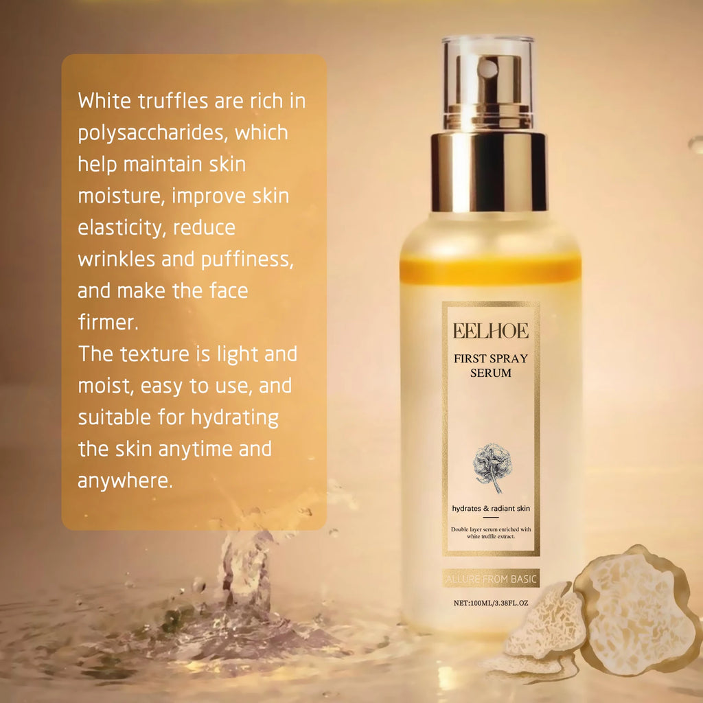 White Truffle Moisturizing Spray Hydrating Face Mist Moisturizing Shrink Pores Oil Control Brightening Skincare Qme
