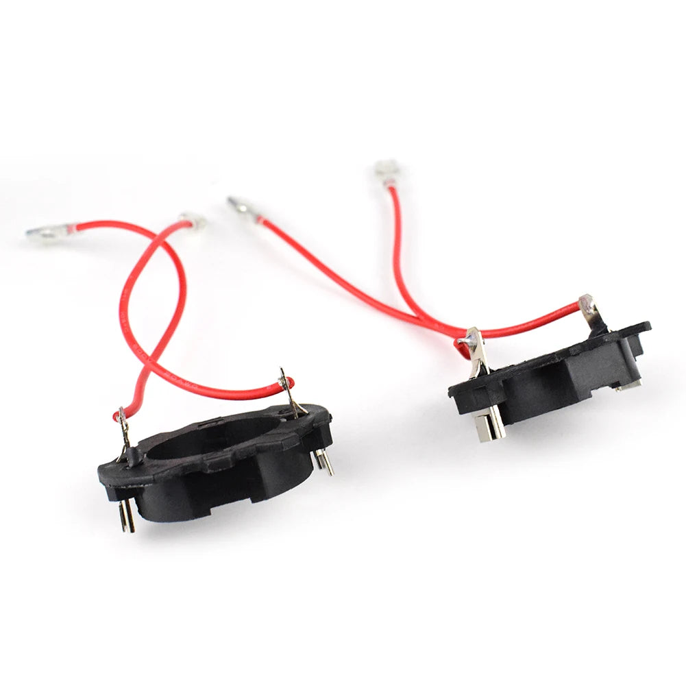 1 Pair H7 LED Headlight Bulb Base Adapters Holders Retainers for Golf 5 MK5 Qme