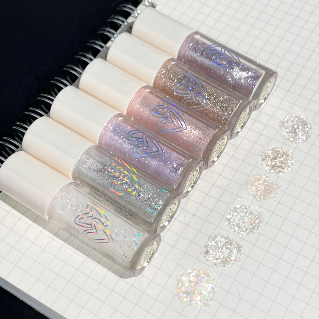 Sparkling Pink Sequins Liquid Eyeshadow Pigmented Shimmer Eye Liner Pointed Pen Loose Glitter Glue For Eye Crystals Makeup Tool Qme