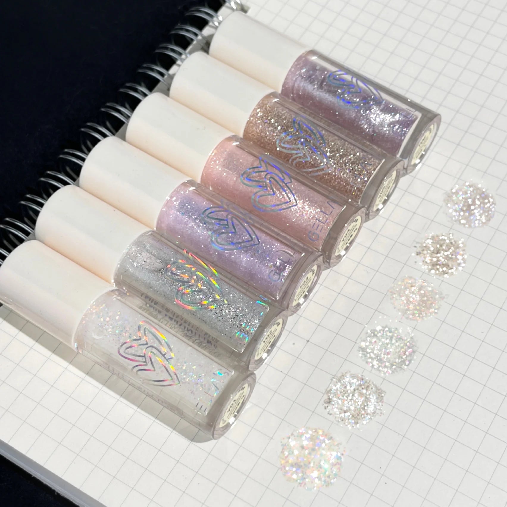 Sparkling Pink Sequins Liquid Eyeshadow Pigmented Shimmer Eye Liner Pointed Pen Loose Glitter Glue For Eye Crystals Makeup Tool Qme