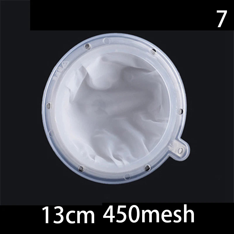 100/120/200/300/400/450 Mesh Nylon Filter Stainless Steel Funnel For Fruit Milk Traditional Chinese Medicine Oil White Wine Qme style 7