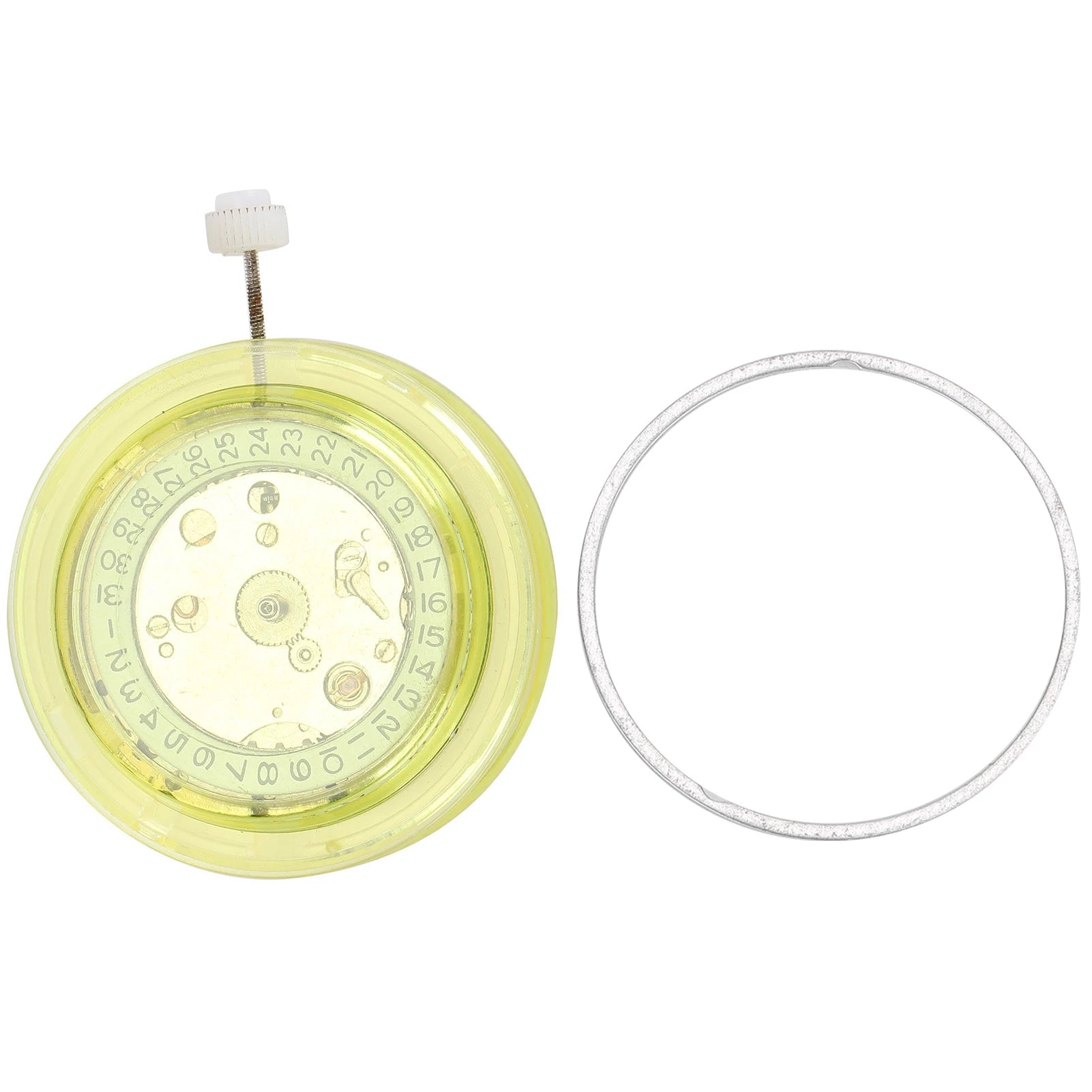 2813 Watch Movement Automatic Mechanical Watch Movement Replacement Part White Mechanical Watch Movement for Watchmaker Qme