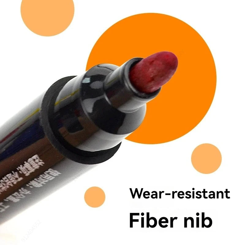 3/6pcs Black/Blue/Red Permanent Marker Pens, Fine Tip, Waterproof, Quick Drying Qme